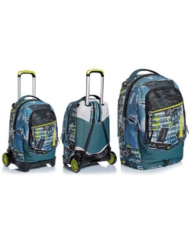Trolley con deals zaino staccabile