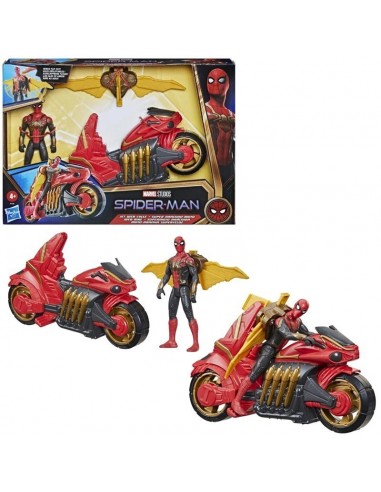 SPIDER MAN MOTO CON PERSONAGGIO