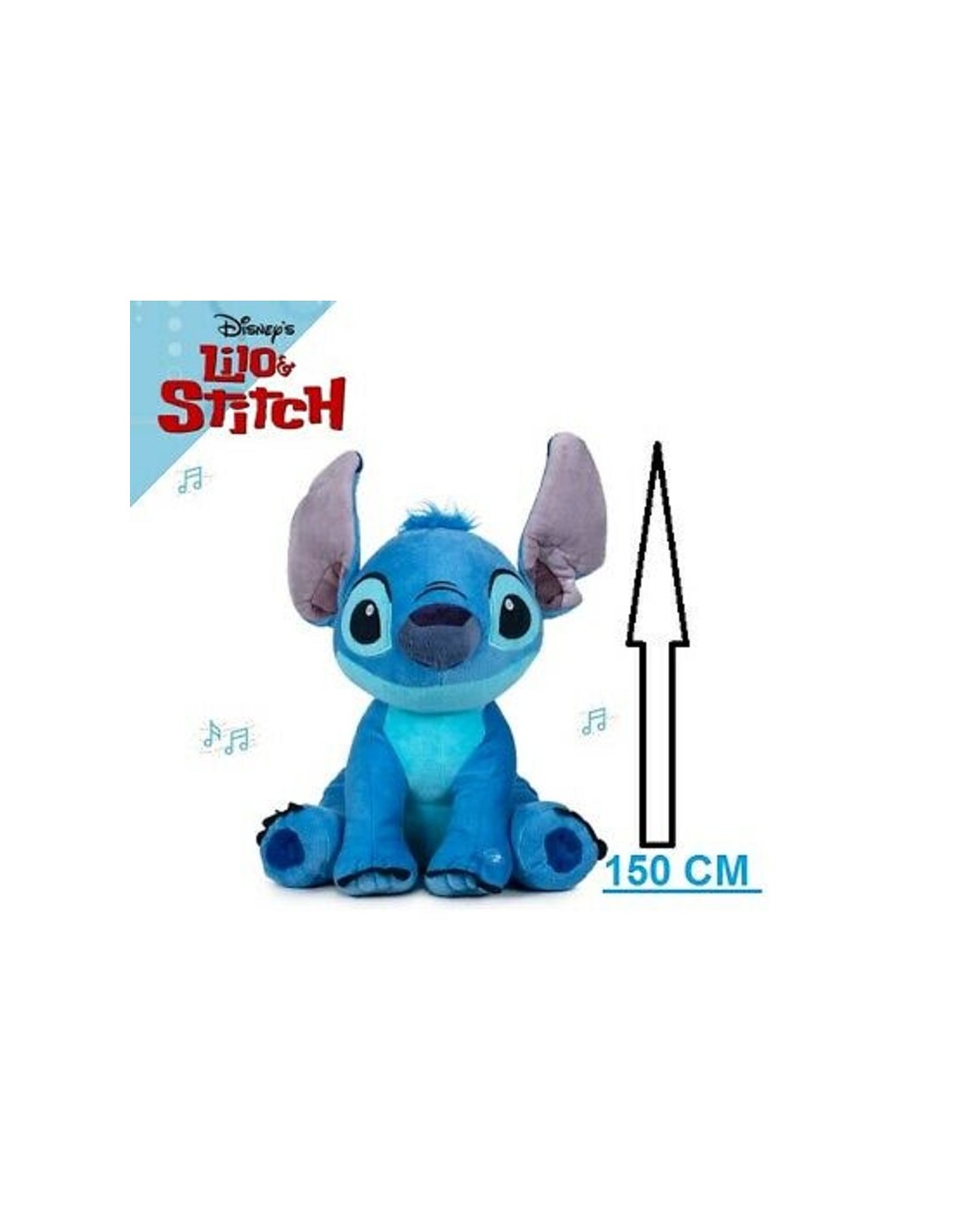 PELUCHE STITCH GIGANTE 150 CM. CON SUONI