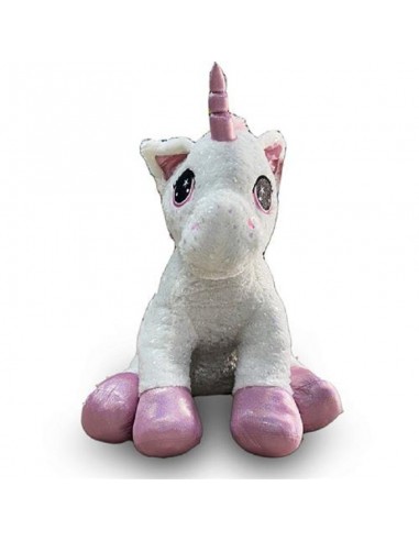 PELUCHE UNICORNO GIGANTE GLITTERATO...