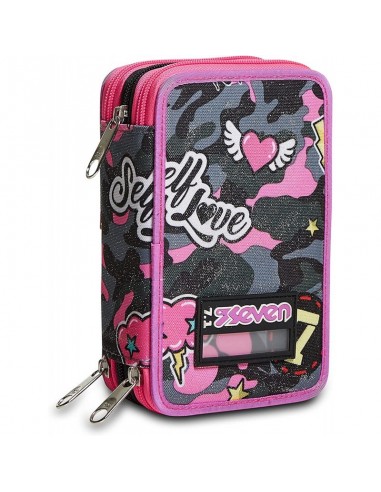 SEVEN ASTUCCIO 3 ZIP CAMOULOVE GIRL 