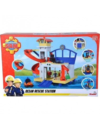 SAM IL POMPIERE STAZIONE OCEAN RESCUE STATION CON ACCESSORI