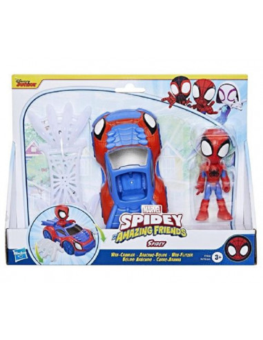 SPIDEY PERSONAGGIO CON VEICOLO BOLIDE...