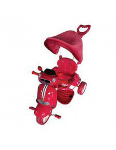 TRICICLO CAR COOPER ROSSO CON LUCI...