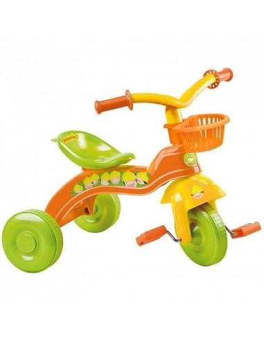 TRICICLO PLASTICA TOMBOLINO CON CESTINO
