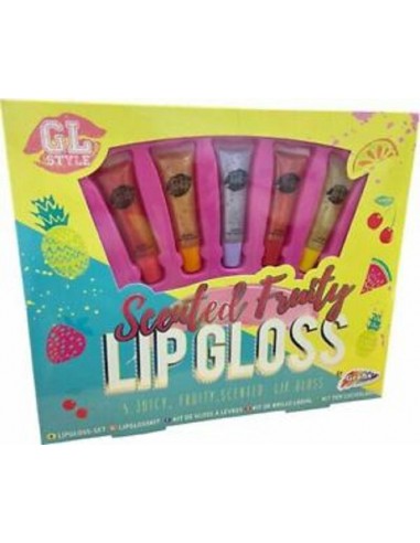 LIP GLOSS SCENTED FRUITY SET 5...